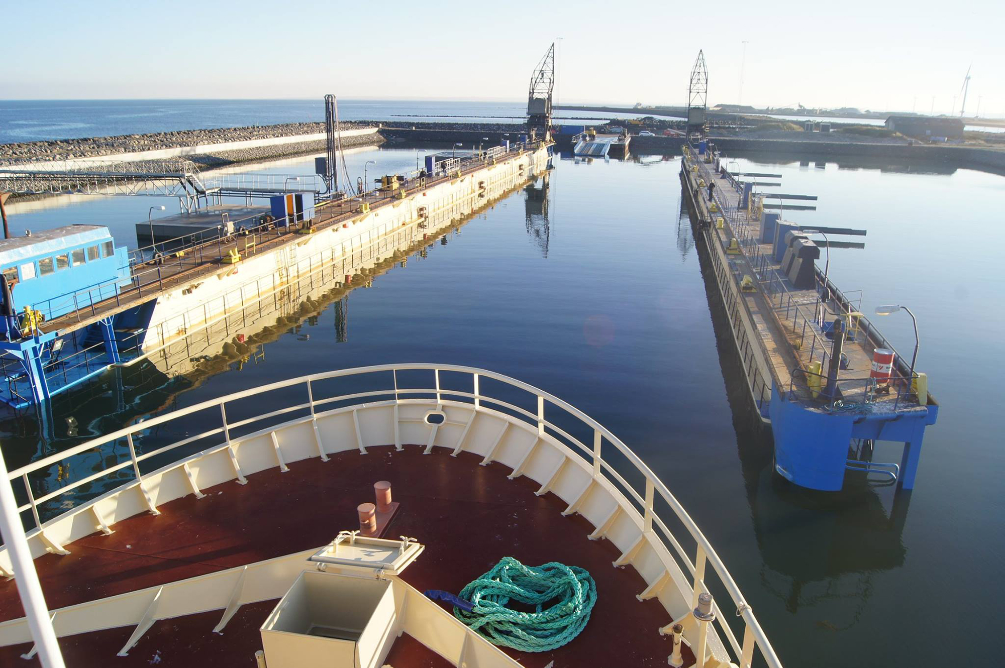 Thyboroen Shipyard Klar Til Inddokning Af Stefanie 10 2016 Web